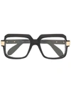 Cazal Square Frame Glasses - Black