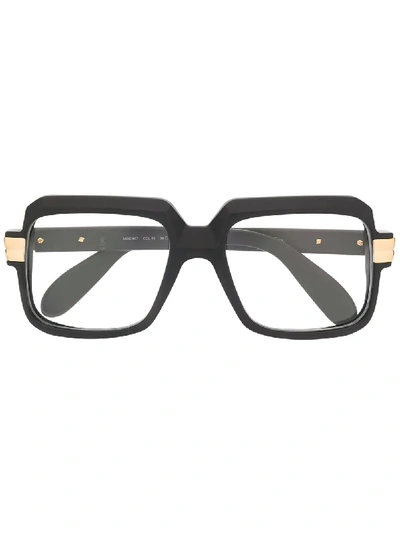Cazal Square Frame Glasses - Black