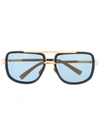 Dita Eyewear Square Frame Sunglasses - Blue