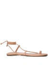 Tkees Jo Leather Lace-up Sandals In Blink