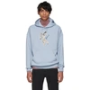 GIVENCHY GIVENCHY BLUE ICARUS HOODIE