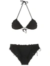 Amir Slama Triangle Bikini Set In Black