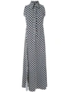 AMIR SLAMA SLEEVELESS DIAMOND SHIRT DRESS