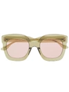 Bottega Veneta Classic Sunglasses In Green