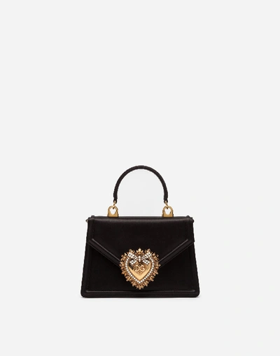 DOLCE & GABBANA SMALL SATIN DEVOTION BAG