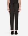 DOLCE & GABBANA DG SILK JACQUARD PAJAMA trousers