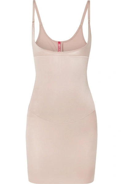 Spanx Plus Size Smartgrip Open-bust Full Slip In Foundation