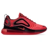 NIKE NIKE MEN'S AIR MAX 720 RUNNING SHOES IN RED SIZE 8.5,2426529