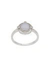 V JEWELLERY CHALCEDONY RING