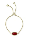 Kendra Scott Elaina Birthstone Bracelet In Red
