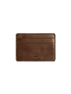 SHINOLA MEN'S LEATHER CARD CASE,0400010639790