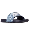 Nike Men's Benassi Jdi Print Slide Sandals, Blue - Size 13.0 In Obsidian/summit White