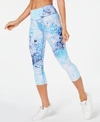 CALVIN KLEIN PERFORMANCE PRINTED CROPPED LEGGINGS