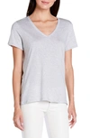 Michael Stars Skyler Relaxed V-neck Tee In Htr. Grey
