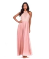 AX PARIS LACE CHOKER NECK MAXI DRESS