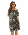 AX PARIS FLORAL OFF THE SHOULDER DRESS