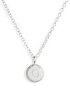 ANNA BECK INITIAL PENDANT NECKLACE,4277N-TWT-X