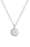 ANNA BECK INITIAL PENDANT NECKLACE,4277N-TWT-I