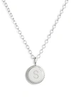 ANNA BECK INITIAL PENDANT NECKLACE,4277N-TWT-H