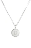 ANNA BECK INITIAL PENDANT NECKLACE,4277N-TWT-I
