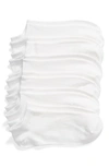 Hue 6 Pack Super-soft Liner Socks In White