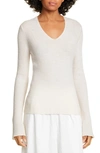 VINCE RIBBED WOOL & CASHMERE SWEATER,V585378225