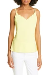 TED BAKER SIINA SCALLOP CAMISOLE,WMB-SIINA-WH9W