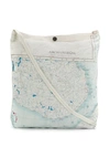 RAEBURN MEDIUM SILK MAPS SHOULDER BAG