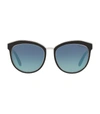 TIFFANY & CO TWO-TONE OVERSIZED SUNGLASSES,14819388