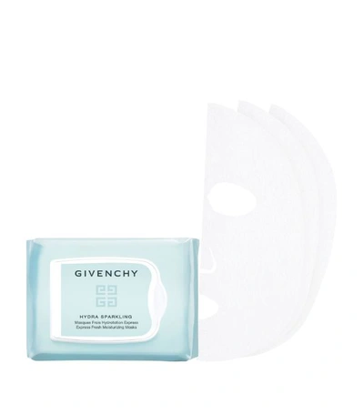 Givenchy Hydra Sparkling Express Fresh Moisturizing Masks (14 Count) In White