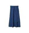 TIBI Lightweight Denim Wrap Skirt