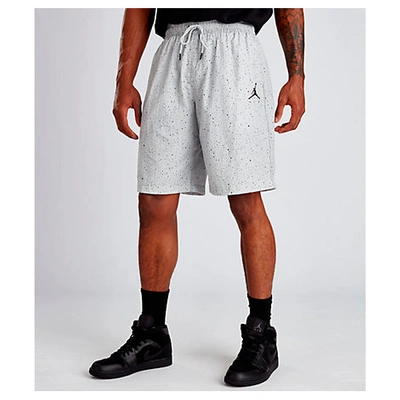 Nike Men's Air Jordan Jumpman Cement Poolside Training Shorts In Grey ...