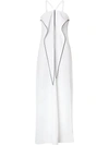 BURBERRY Drape Detail Stretch Jersey Gown