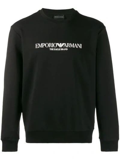 Emporio Armani Sweatshirt Black 8n1me8 1j04z 0999 In Dark Blue