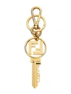 FENDI FENDI FF LOGO KEYRING - 金色