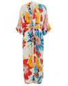 CAROLINA K Lexi Gardenia Silk Kimono,060036054835