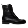 GIANVITO ROSSI GIANVITO ROSSI BLACK LAGARDE MILITARY BOOTS