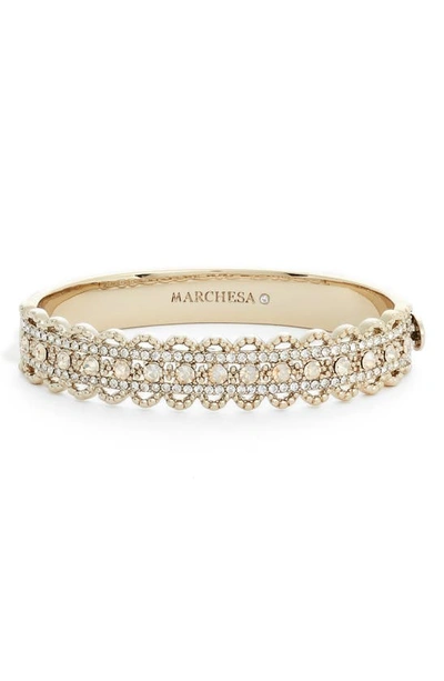 MARCHESA MARCHESA CRYSTAL FILIGREE BANGLE,60506039