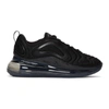 Nike Black Air Max 720 Sneakers In 006 Black/b
