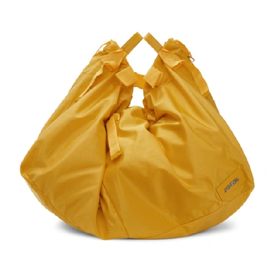 Jacquemus Yellow Le Sac A Linge Tote In Yellow Fabr