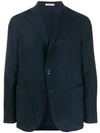 Boglioli Single-breasted Buttoned Jacket In Blue