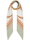 BURBERRY ARCHIVE SCARF PRINT SILK SQUARE SCARF