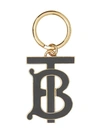 BURBERRY MONOGRAM MOTIF GOLD-PLATED KEY CHARM