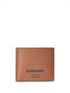 BURBERRY BURBERRY HORSEFERRY印花国际版对折钱包 - 棕色