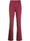 ETRO PRINTED SLIM-FIT TROUSERS