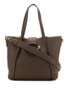 TOD'S TOD'S DOUBLE T SHOPPING BAG - BROWN