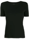 J Brand Round Neck T-shirt In Black
