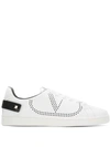 Valentino Backnet Low-top Sneakers In White