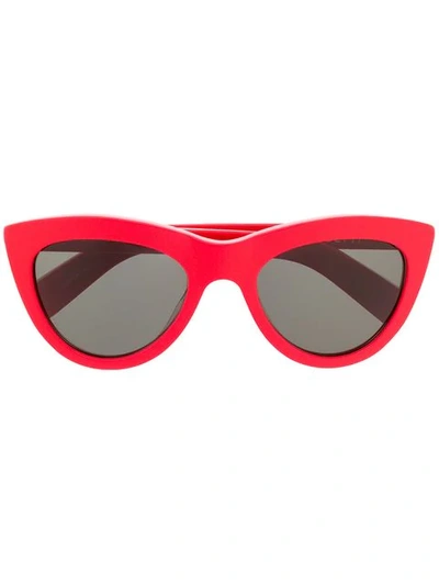 Joseph Montaigne Cat Eye Sunglasses In Rot