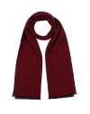 19 Andrea's 47 Woman Scarf Red Size - Cashmere, Virgin Wool, Polyamide